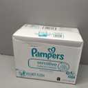 Pampers Sensitive Baby Wipes, Water Based, Clinically Proven, Hypoallergenic, and Unscented for Babies, 1008 Wipes Total (18 Flip-Top Packs)  