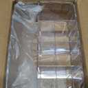 STORi 5-Compartment Clear Plastic Organizer | Rectangular Divided Makeup and Vanity Storage Bin and Office Desk Caddy | Scalloped Wall Design | Made in USA