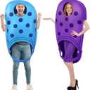 Blue Halloween Garden Beach Shoe Costume 47 x 29 inch Funny Halloween Costume Garden Shoe Cosplay Clog Outfits