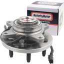 MotorbyMotor 515142 Front Wheel Bearings and Hub Assembly fits for Ford F-150, Expedition, Lincoln Navigator 2011-2014 Wheel Hub Assembly 4WD with 6 Lugs, ABS