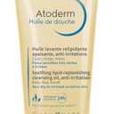 Bioderma Atoderm Shower Oil, Cleansing Oil For Face & Body, Nourishing Cleansing Oil For Dry to Atopic Sensitive Skin For Softer & Smooth Skin For Your Whole Family