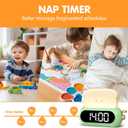 Kids Alarm Clocks for Bedroom, Cute Digital Clock with Night Light, 10 Ringtones, 10 Volumes, Nap Timer, Brightness Dimmer, Snooze, Bedside Alarm Clocks for Boys Girls Teens Birthday Gift, Plug-in Use (Green)