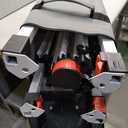 EAGLE PEAK Pop Up Canopy Tent with Wheeled Carry Bag, 8 Stakes, 4 Ropes, 4 Weight Bags, Easy Set Up Tent Canopy, 10x10 ft, 100sqft of Shade, American Flag