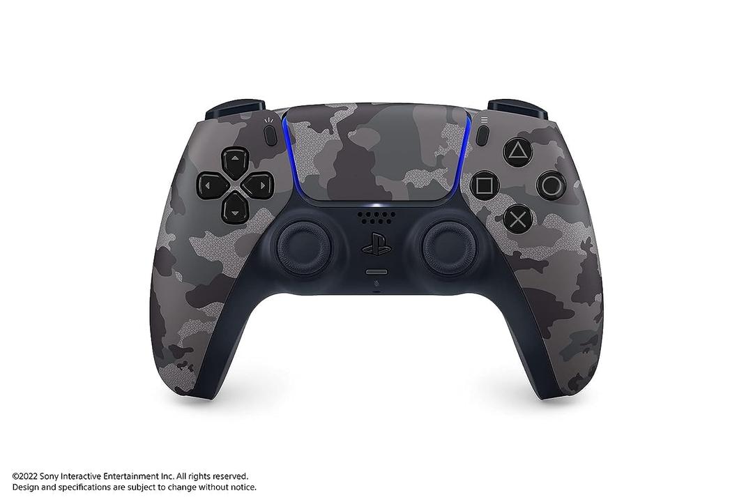 PlayStation Sony 5 DualSense Wireless Controller - Gray Camouflage