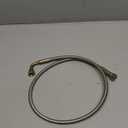 GXARTS 36" Billet Steel Braided Turbo Oil Feed Line Length 551871 4AN 90 Degree Straight Hose Straight PTFE line straight Hose End Pressure Stainless Remote Turbocharger