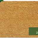 Extra Large Floor Mat for Patio Decor, Coco Coir Mats with PVC-Backing, Non Slip Mat for Farmhouse Decor and Home Decor, Rustic Patio Mat with Basic Print, DIY Doormat, Beige, 47"x22"