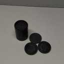 Furniture Risers Bed Risers Heavy Duty 1 inch, 2 inch, 3 inch, 4 inch Round Adjustable Bed Lifts Riser for Desk Legs Table Couch Sofa Chair Refrigerator Washing Machine (1 Inch, Black, 4 Pack )