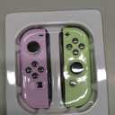 Tideal Set of Replacement Controller for Nintendo Switch - Compatible with Nintendo Switch (1) / OLED/Lite - Dual Vibration/Motion Control / 6-Axis Gyro (Purple & Green)