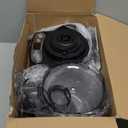 Food Processor, 4 Programs & Pulse,1000W Max Power,12 Cups Total Volume for Slicing, Mincing, Dicing, Shredding, Puree, Dough and Vegetable Chopper Clean Bowl Scraper, Stainless Steel (CG525)