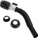 Flexible Drain Pipe Kit for Bathroom and Kitchen under Basin Accessories Adjustable Sink Pipe Compatible with Horizontal and Heat-resistant Design