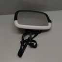 Munchkin Baby Car Mirror for Rear Facing Car Seats, Night Light LED Pivot 360 Baby in-Sight Adjustable Auto Mirror, Black