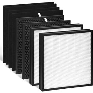 2-Pack AM3 Replacement Filter Compatible with Fellowes Aeramax Pro AM3AM4AM3SAM4S Air Purifiers Filter Includes 4 Carbon Fiber Pre-Filters, 2 HEPA Filters, and 2 Activated Carbon Filter (2)