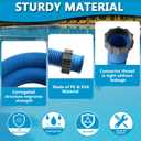 2 Pcs 1.5 Inch Hoses for Above Ground Pools - 1 1/2 Inch Diameter, 59" Long Pump Hose Replacement Filter Accessories