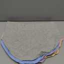 ANNYISON Women's High Waisted Cotton Underwear Soft Breathable Panties Stretch Briefs (5 Pack in 5 Light Colors, L)