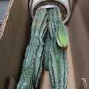 32 Artificial Cactus Plants, Tall Artificial Plants Outdoor, Tall Fake Cacti Plant UV-Resistant in White Pot, Faux Floor Plants for Indoor Home Office Hotel Bedroom Patio Balcony Garden