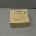 APEKX Warm Cup Coffee Mug Warmer Set - Smart Stable Constant Temperature 131F, 15W Wireless Charging, 12.8 oz Capacity - Supports USB-C Interface, Automatic Power On/Off Function (4 H). (Black)