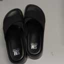 SM New York Black Sandals, Size: 9.5