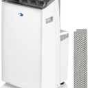 Whynter Portable Air Conditioner & Heater Inverter 14,000 BTU ARC-1230WNH | Built In Dehumidifier with Auto Drain, Cool, Dehumidify and Fan Modes, Cools and Dehumidifies Rooms with Easy Setup
