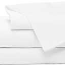 Cozy Earth Luxury Bed Sheet Set - 100% Viscose from Bamboo Fabric, Ultra-Soft & Breathable, Fits Regular & Deep Pocket Mattresses up to 20" - 4 Pieces California King Sheet Set White