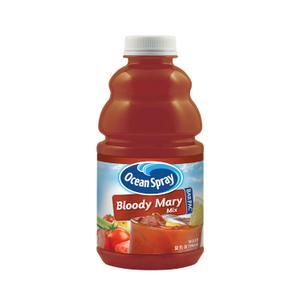 Ocean Spray BarPac Mixer Bottle, Bloody Mary, 32 Ounce (Pack of 12) (EXP 07/09/26)