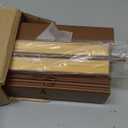 DEZ FURNISHINGS Cordless 2" Signature Faux Wood Blind, 21.5" W x 48" H, Bark Brown