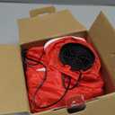 Jenaai 4 ft Christmas Inflatable Santa Claus Outdoor Decorations Climbing Hanging Santa Gift Bag with Build in LED Blow up Christmas Yard Decor for Xmas Porch Garden Lawn Vacation Indoor Outside