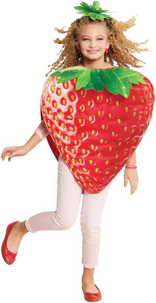 Seasons Halloween Costume Children Strawberry Costume Fruit Costume Red, Small