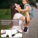 Clip and Go Strap for Phone With Wallet Crossbody (Detachable RFID Blocking Wallet) - Adjustable Phone Strap w/Soft Silicone Pad, Universal Phone Lanyard with 360 Rotatable Tether Tabs for All Phones (1-black)