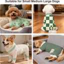 Bienbee Dog Pajamas, 4 Pack Dog Recovery Suit Shedding Suit Cute Soft Puppy Clothes Dogs Pjs Onesies Jammies Adjustable Breathable & Stretchy Clothes for Dogs, Size S