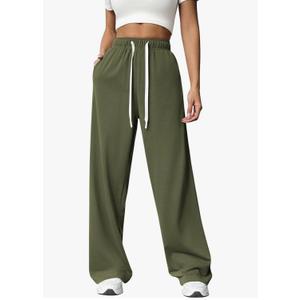 PINSPARK Wide Leg Sweat Pants for Womens High Waisted Baggy Sweatpants Casual Drawstring Workout Pants with Pockets XL 3Pcs PINSPARK Wide Leg Sweat Pants for Womens High Waisted Baggy Sweatpants Casual Drawstring Workout Pants with Pockets XL 3Pcs
