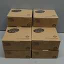 Brushed Brass Door Handle, 10 Pack Gold Door Levers, Interior Closet/Hall Door Knobs, Wave Lever, Passage Door Handles Use for Right Hand, Modern Wave Design