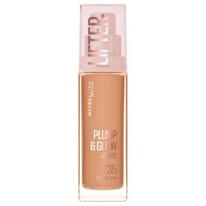 Maybelline Lifter Plump & Glow Foundation, Liquid Foundation with 2% Niacinamide + Hyaluronic Acid, Plumping and Brightening Face Makeup, 235, 1 Count