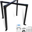 AC Security Cage, Adjustable Size Air Conditioner Security Cage for Round or Square Units Adjustable Height 24-46" Width 25-44", Heavy Duty Steel, Corrosion Resistant with Anti-Theft Screws