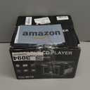 Greadio Boombox CD and Cassette Player Combo, 5000mAh Rechargeable CD Player Boombox with Bluetooth Receive/Transmit/FM Radio/USB/TF/AUX/Remote Control, Boom Box Cassette Player for Home Outdoor (Black)