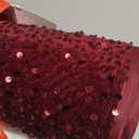 MODFUNS Christmas Tree Stand Base Sequins Christmas Tree Collar 24 Inch Burgundy Shimmer Velvet Tree Stand Cover Sparkling Tree Skirt Christmas Decorations Maroon Xmas Tree Base for Xmas Home Party (23.6 Inch)