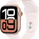 Apple Watch Series 10 [GPS, 42mm] - Rose Gold Aluminum Case with Light Blush Sport Band, M/L (Renewed)