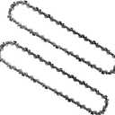 2PC 10 Inch Chainsaw Chains, Replacement Chain for Black & Decker LCS1020 LCS1020B 20V Max Chainsaw, 10" Chain for WORX WG322 WG322.9 Cordless Chainsaw - 3/8'' .043'' 40 Drive Links