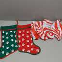 Christmas Decor, 2 Socks And Inflatable Candys
