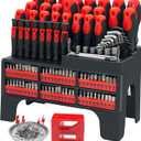 GMTOOLS 118PCS Magnetic Screwdriver Set, Screwdriver Set with Plastic Racking, Precision Screwdriver, Magnetizer Demagnetizer and Magnetic Bowl, Repair Tools Set for DIY and Home Improvement