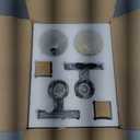 Battery Operated Wall Sconce 2-Pack Farmhouse Rechargeable Wall Lamp No Wired Required, Easy Install Cordless Wall Light