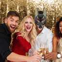 Ciieeo - Adult Mask Plastic Egyptian Anubis Cosplay Mask Egypt The God Costume Accessories Masqurade Halloween Cosplay Party Fancy Dress Photo Prop
