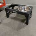 Elevated Dog Bowls, Dog Feeder with 2 Stainless Steel Dishes &1 Slow Feeder Bowl, 5 Heights Adjustable Raised Stand for Medium Large, Food Dishes with Non-Slip Feet