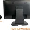 22-inch (21.5 Viewable) Capacitive LED 10 Point Multi-Touch HDMI VGA Monitor with 16:9 Display 1080p, True Flat Seamless Design Touchscreen, Great for Office, POS, Retail, Restaurant