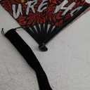 Decorative Rave Hand Fan  Large Folding Fans for Festivals, Drag Queen & Burlesque  Cute Holographic Rave Accessories for Women and Men (You're Hot)