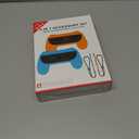 Grips & Wrist Strap Set Switch 2 Joy-Con  Ergonomic Controller Holder, Secure Gaming Accessories for Nintendo Switch 2 & OLED  Comfortable & Anti-Slip Design 2pcs