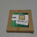 2-Pack Double Toggle Light Switch Cover Plate, Pearls Decorative Dual Switch Plate Covers, Antique Brass 2 Gang Metal Wall Plate, Corrosion Resistant