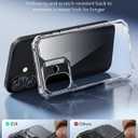 2 x ESR for iPhone 16 Case, Military-Grade Protection with Shock-Absorbing Corners, Scratch-Resistant and Anti-Yellowing Acrylic Back, Slim Protective Phone Case, Air-Armor Series, Clear