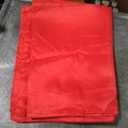 sancua Rectangle Tablecloth - 60 x 84 Inch - Stain and Wrinkle Resistant Washable Polyester Table Cloth, Decorative Fabric Table Cover for Dining Tables, Buffet Parties, Valentine's Day, Red