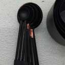 9PCS Black Stainless Steel Measuring Cups and Spoons Set, Heavy Duty Measuring Cup Set (Black-9pcs)