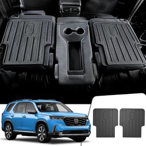 Kick Mats Backrest Mats for Honda Pilot 2026 2025 2024 2023, All Weather TPE 2nd Row Seat Back Protector Car Accessories for Pilot (Kick Mats)